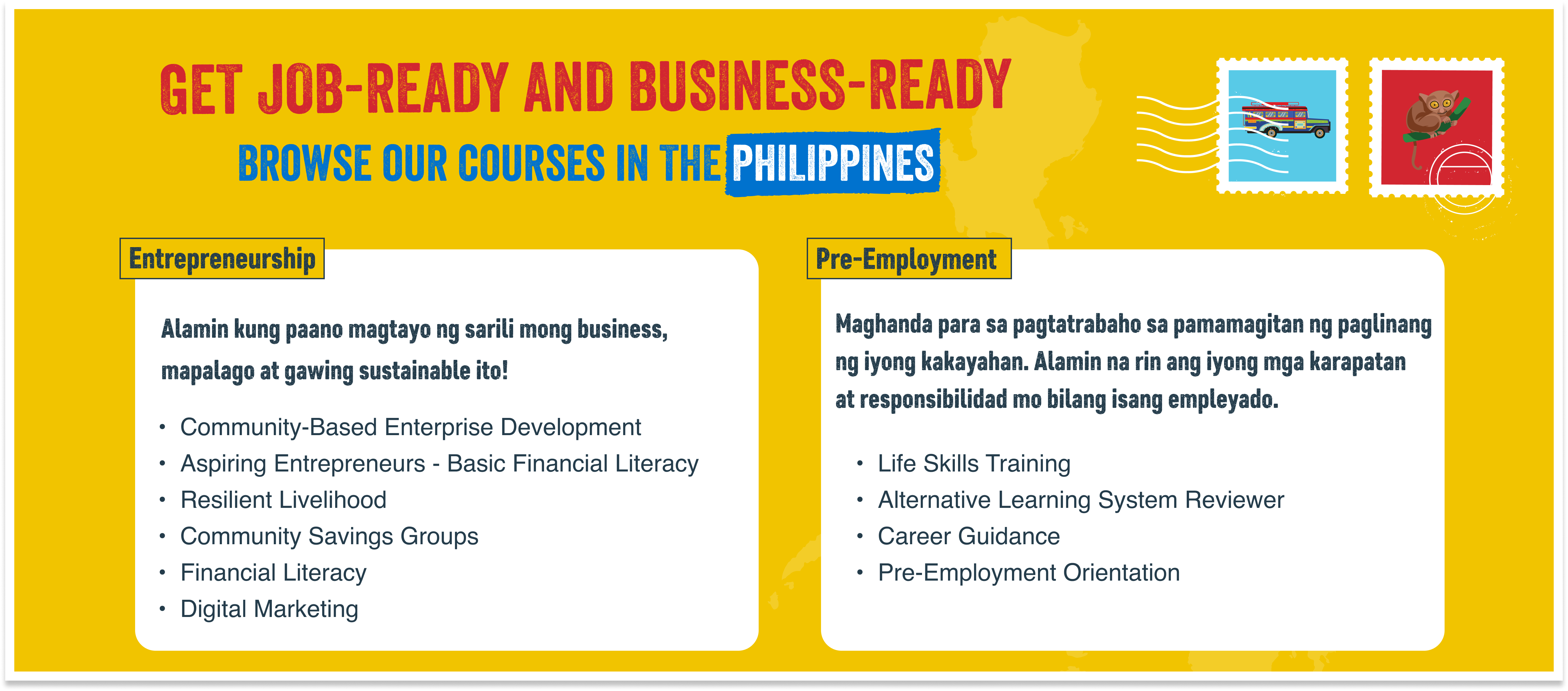 <p>See the Philippines courses <a href=